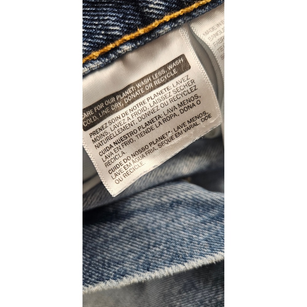 *See Measurements*Levis 505 Regular Fit Straight Leg Jeans - Picture 10 of 15